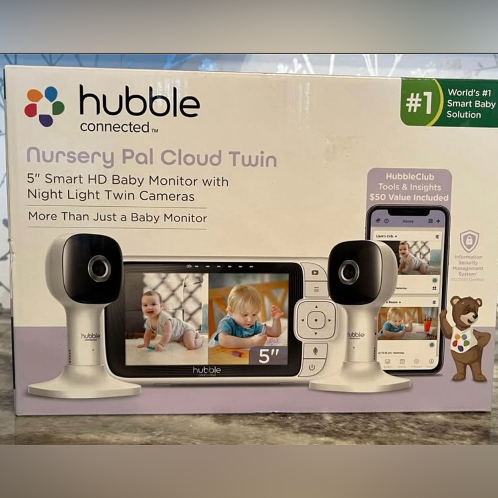 NEW Nursery Pal Cloud Twin Baby Monitor